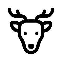 deer line icon