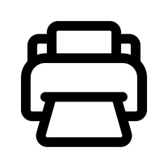 printer line icon