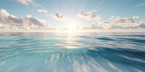 Fototapeta premium sunset over the sea