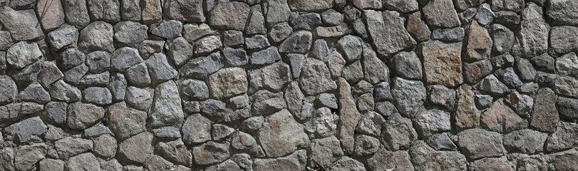 Rough stone wall