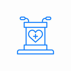 charity speech icon sign vector
