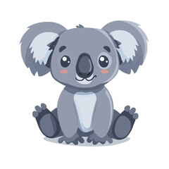 Fototapeta premium cute cartoon koala