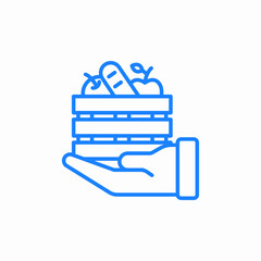 food relief icon sign vector