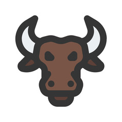 bull line fill icon