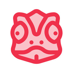 chameleon line fill icon