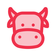 cow line fill icon