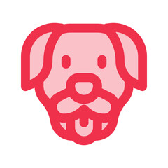 dog line fill icon