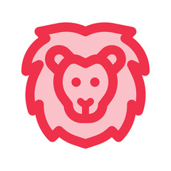 lion line fill icon