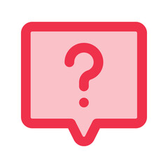 question line fill icon