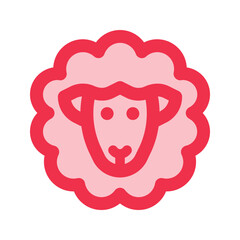 sheep line fill icon