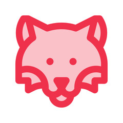 wolf line fill icon