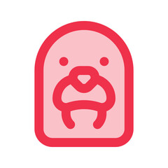 walrus line fill icon