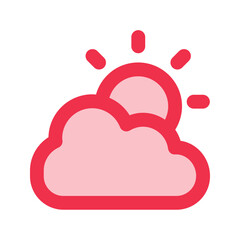 weather line fill icon