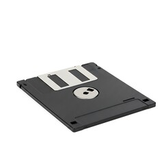 Obraz premium Floppy disk isolated on white background