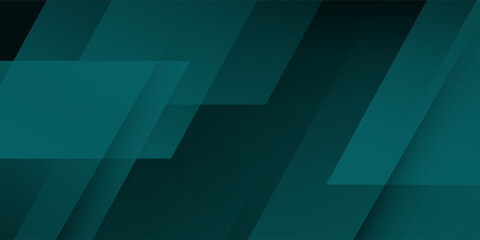 Fototapeta premium Abstract dark green overlap 3D background. Simple background with shadow and lines pattern. Eps10 vector