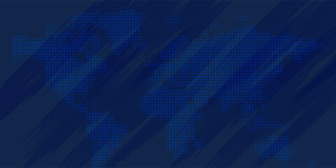 Obraz premium blue color pattern gradient grunge texture background.