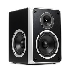 Fototapeta premium Speaker mockup isolated on white background