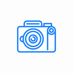 instant camera icon sign vector