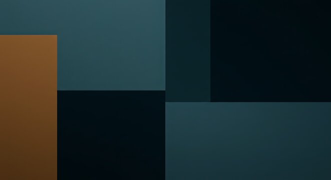 A black and brown patterned background with a blue square in the middle