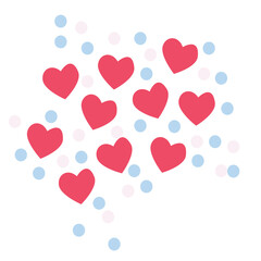 Confetti Clipart PNG – Pastel Dots & Shapes for Party Design


