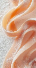 Obraz premium Homemade pasta with flour, food, and Italy.