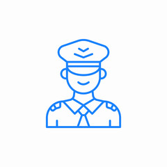 airplane pilot icon sign vector
