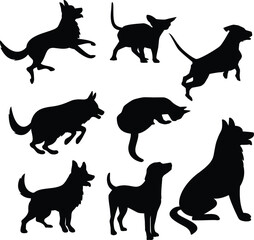 DOG Black Vector