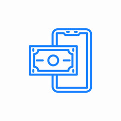 digital money icon sign vector