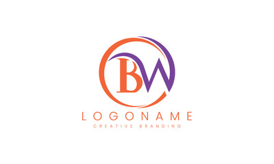 Minimalist BW Logo for Branding and Identity.