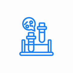 test tubes icon sign vector