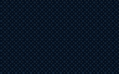 Seamless abstract pattern with gray 6 fold geometric flower and blue stencil hexagon on dark blue background. Vector illustration, for masculine shirt lady dress cloth textile cover wallpaper decorate