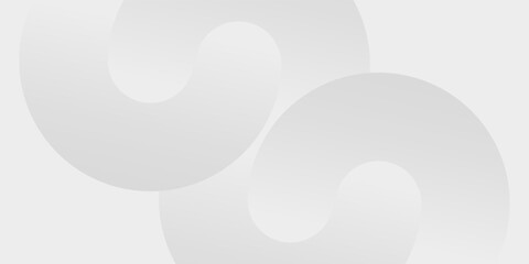 White geometric abstract background overlap layer on bright space with lines effect decoration. Modern graphic design element circles style concept for banner