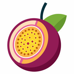 vector illustration of an apple with drops