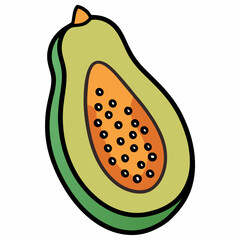 vector illustration of an apple