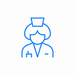 nurse doctor icon sign vector
