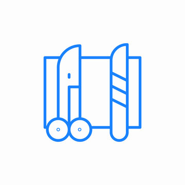 surgical instruments icon sign vector