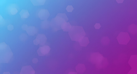 Blue to Purple Gradient with Translucent Hexagon Mosaic