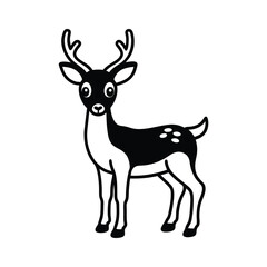 deer silhouette vector