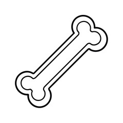 dog bone vector illustration