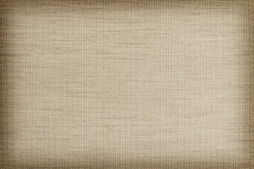 Linen fabric texture or background, Gray color Gradient dark edges