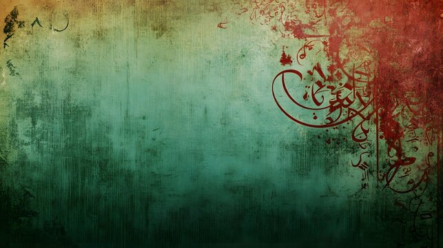 Textured background displaying an artistic design composed of various decorative elements and patterns.