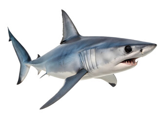 Fototapeta premium Shark isolated on white background