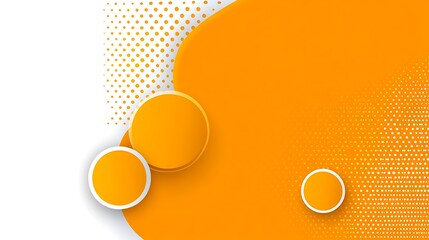 Orange Abstract Background Design.