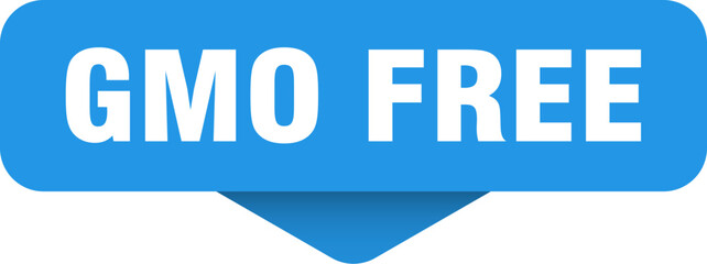 gmo free sticker. gmo free sign on transparent background