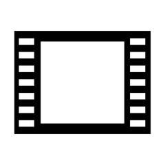 Obraz premium Film strip vector illustration on white