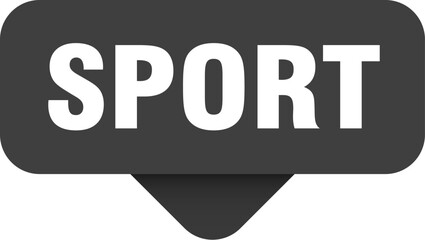 sport sticker. sport sign on transparent background