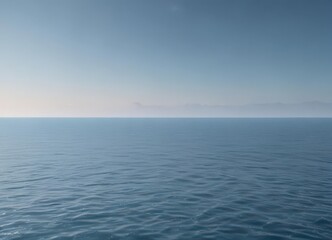 Obraz premium Gentle, ethereal light blue gradient, mimicking a tranquil ocean's depth , mood, peaceful