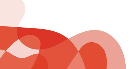 Abstract Red and Pink Shapes