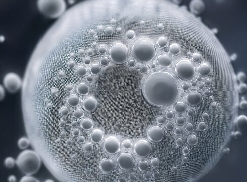 Gen AI Exosomes cosmetology &ndash; microscopic single-cell bubbles secreted by cells into the intercellular space.
collagen elastin, cell renewal, reduction of pigmentation improvement of skin texture 