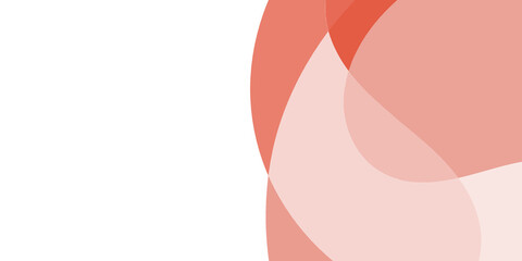 Abstract peachy color flowing shapes